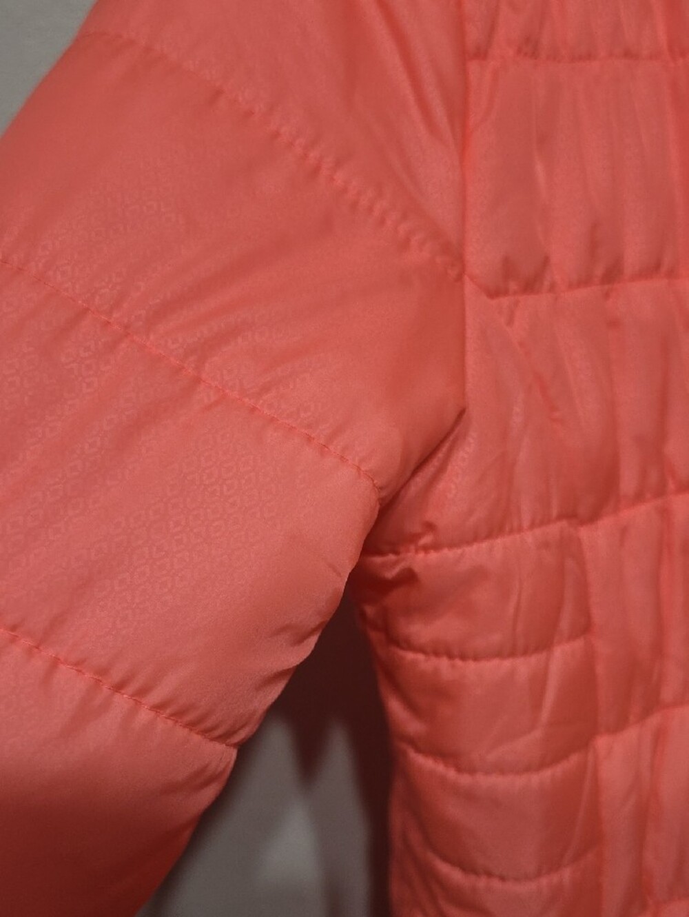 exertek Coral-Orange Quilted Women's Puffer Jacket - Picture 5 of 9